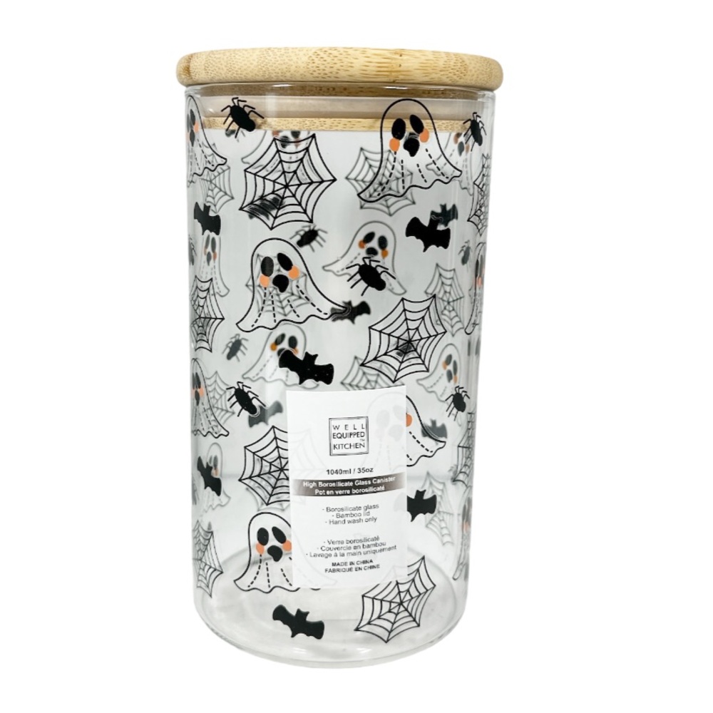 NEW Well Equipped Kitchen HALLOWEEN Storage Jar